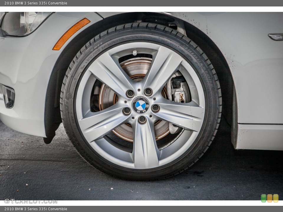 2010 BMW 3 Series 335i Convertible Wheel and Tire Photo #81352770