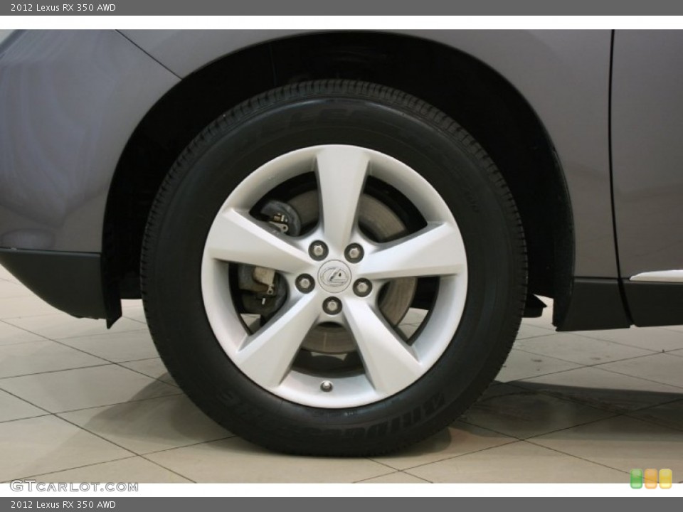 2012 Lexus RX 350 AWD Wheel and Tire Photo #81356541