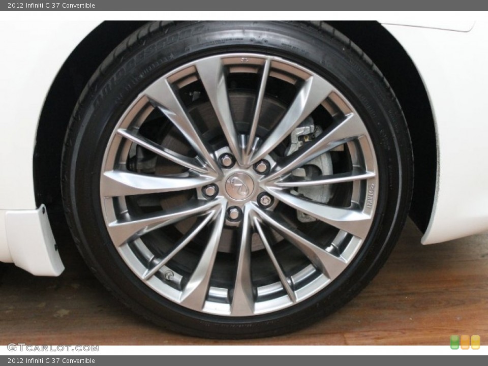 2012 Infiniti G 37 Convertible Wheel and Tire Photo #81356550