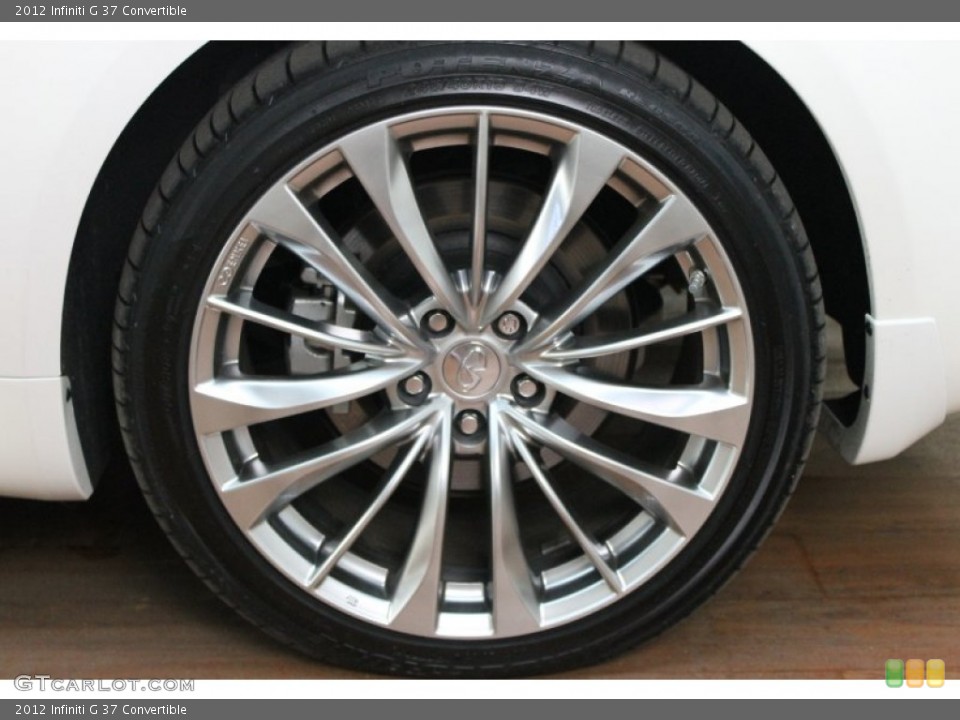 2012 Infiniti G 37 Convertible Wheel and Tire Photo #81356596