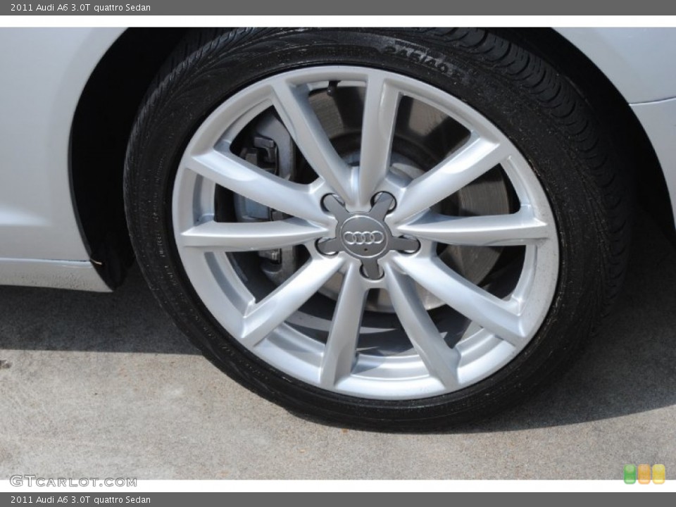 2011 Audi A6 3.0T quattro Sedan Wheel and Tire Photo #81363570