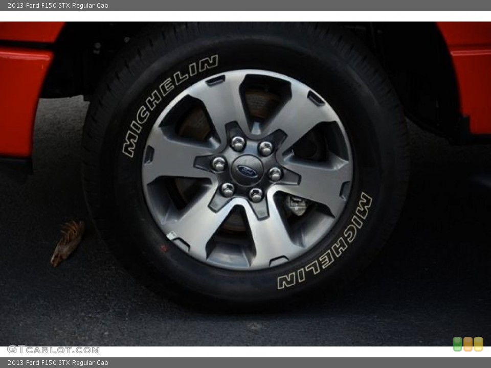 2013 Ford F150 STX Regular Cab Wheel and Tire Photo #81365472