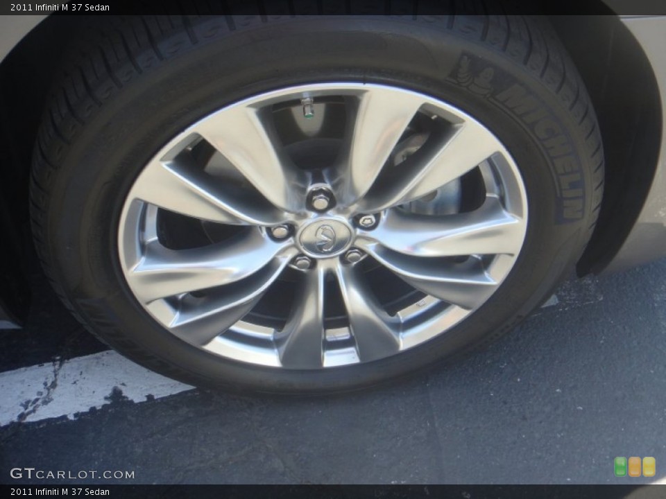 2011 Infiniti M 37 Sedan Wheel and Tire Photo #81366853