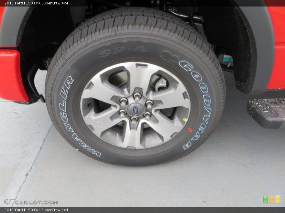 2013 Ford F150 FX4 SuperCrew 4x4 Wheel and Tire Photo #81367374