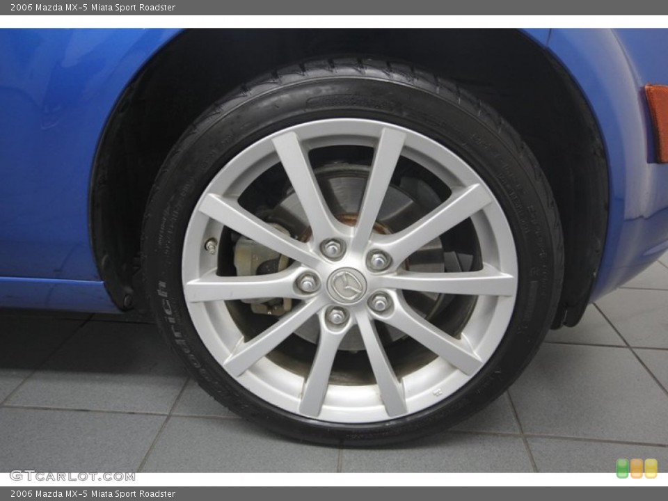 2006 Mazda MX-5 Miata Sport Roadster Wheel and Tire Photo #81369211