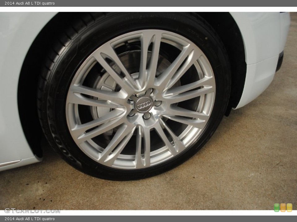 2014 Audi A8 L TDI quattro Wheel and Tire Photo #81369246