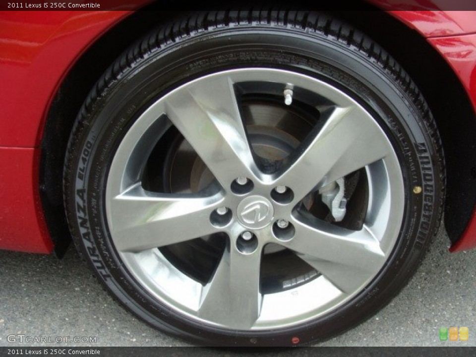 2011 Lexus IS 250C Convertible Wheel and Tire Photo #81370706