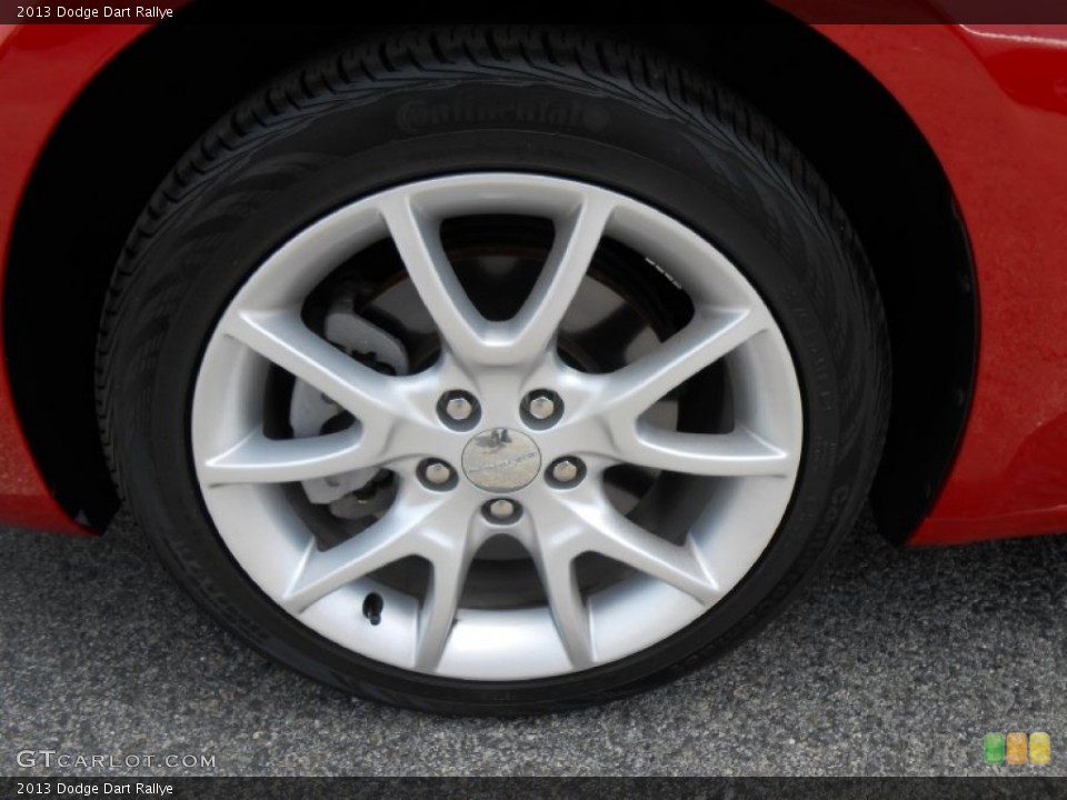 2013 Dodge Dart Rallye Wheel and Tire Photo #81372384
