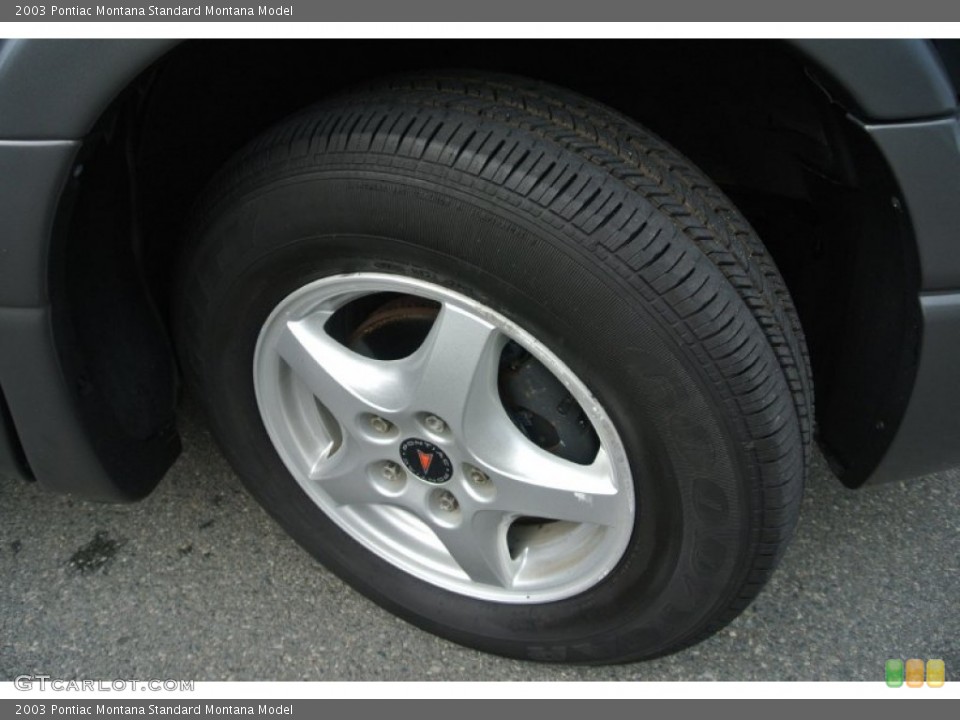 2003 Pontiac Montana  Wheel and Tire Photo #81374020