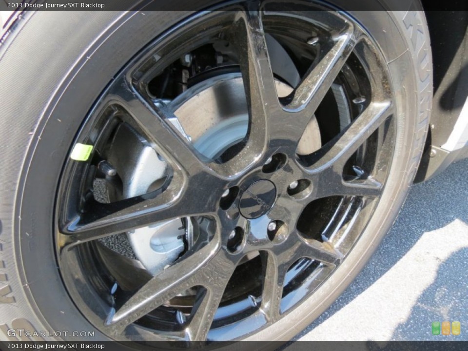 2013 Dodge Journey SXT Blacktop Wheel and Tire Photo #81374228