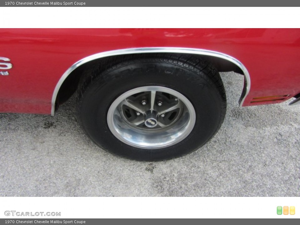1970 Chevrolet Chevelle Malibu Sport Coupe Wheel and Tire Photo #81376402
