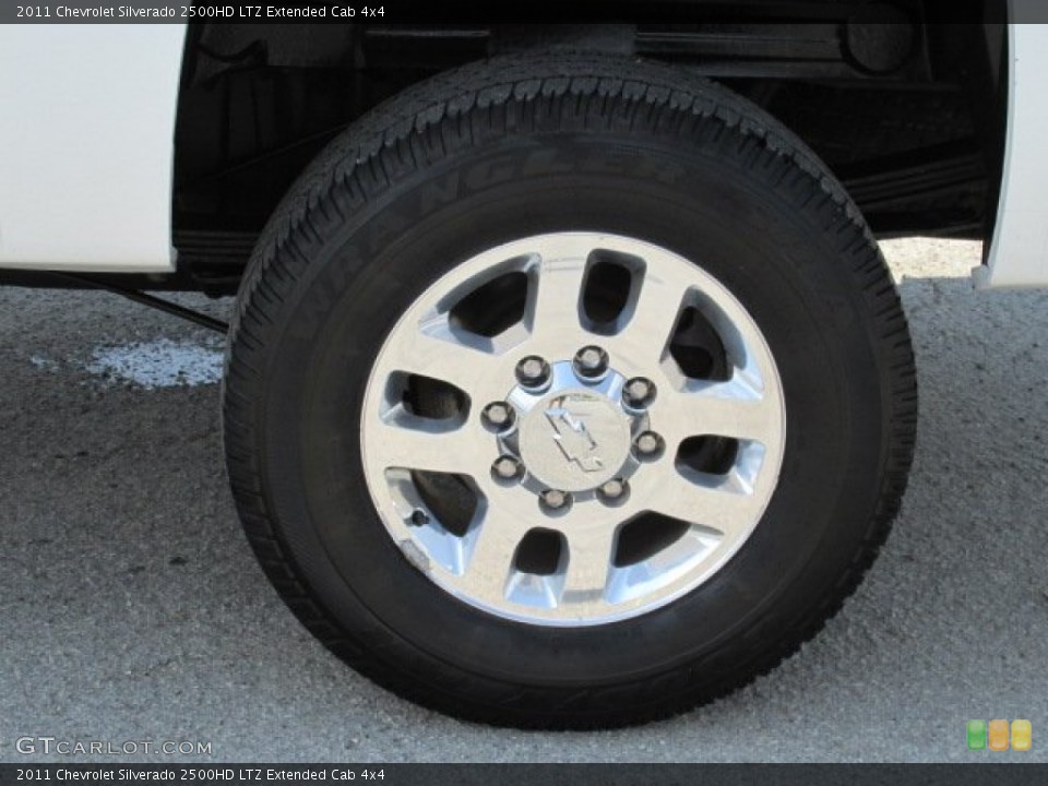 2011 Chevrolet Silverado 2500HD LTZ Extended Cab 4x4 Wheel and Tire Photo #81380667
