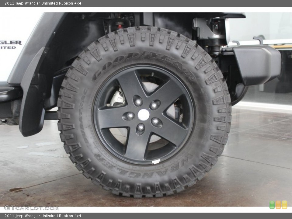 2011 Jeep Wrangler Unlimited Rubicon 4x4 Wheel and Tire Photo #81381933
