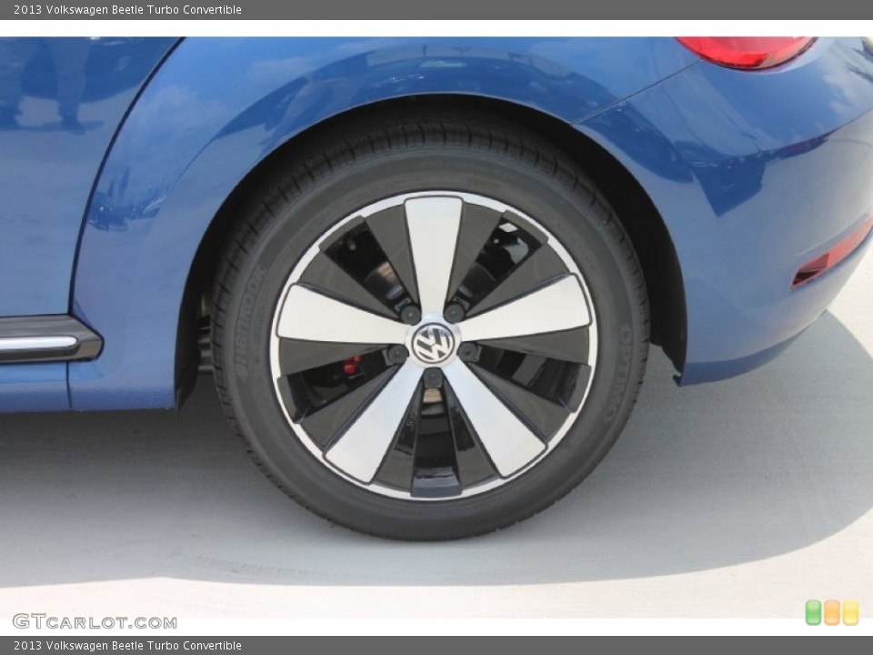 2013 Volkswagen Beetle Turbo Convertible Wheel and Tire Photo #81383341