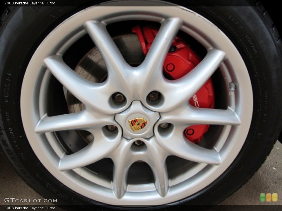 2008 Porsche Cayenne Turbo Wheel and Tire Photo #81388975