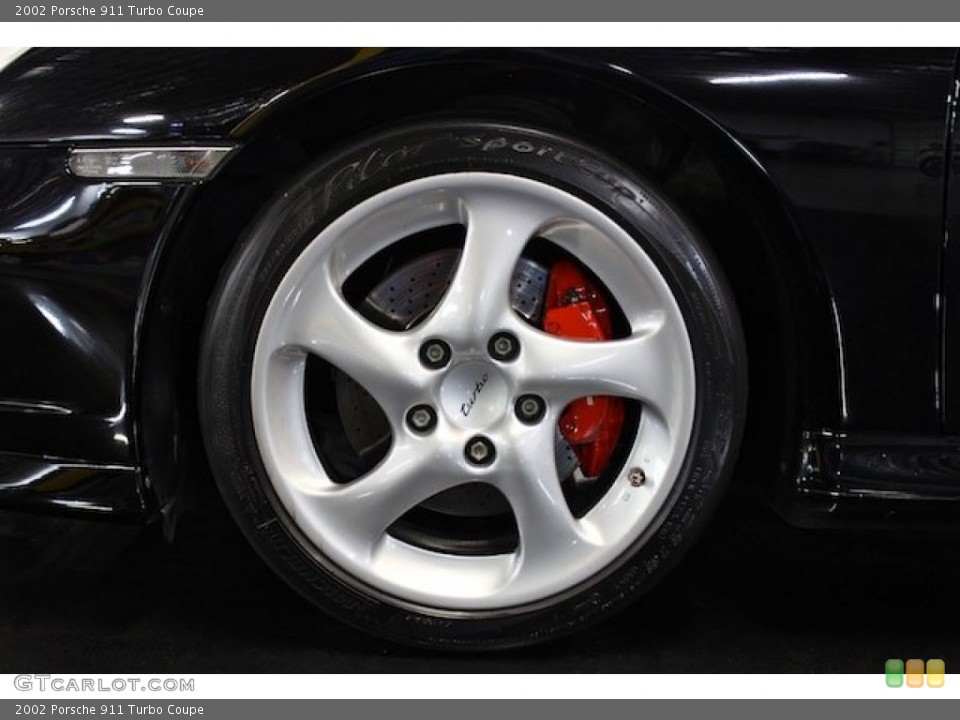 2002 Porsche 911 Turbo Coupe Wheel and Tire Photo #81393798