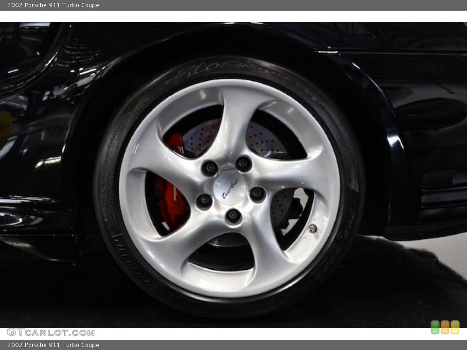 2002 Porsche 911 Turbo Coupe Wheel and Tire Photo #81393813
