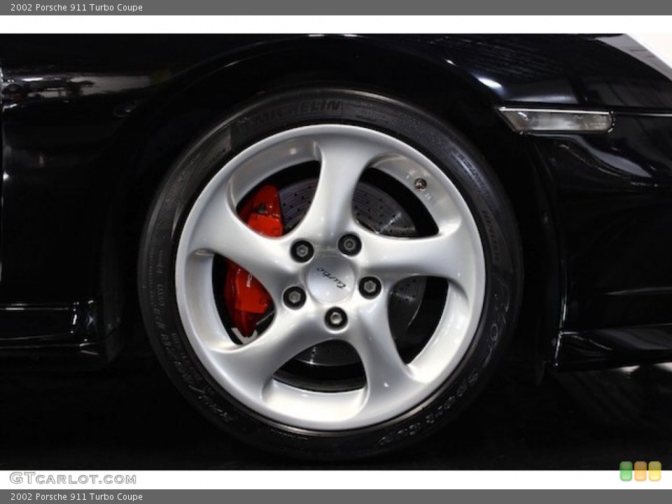 2002 Porsche 911 Turbo Coupe Wheel and Tire Photo #81393847