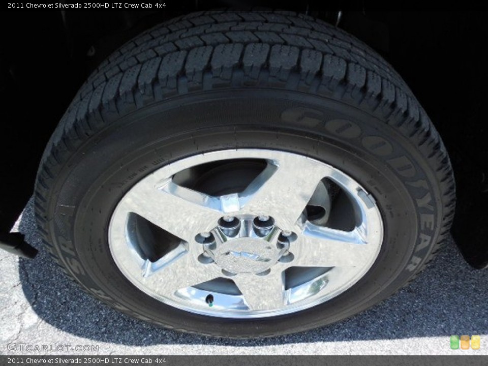 2011 Chevrolet Silverado 2500HD LTZ Crew Cab 4x4 Wheel and Tire Photo #81396489