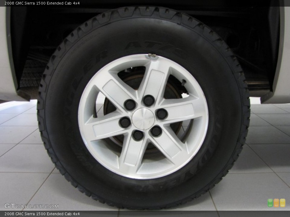 2008 GMC Sierra 1500 Extended Cab 4x4 Wheel and Tire Photo #81397237