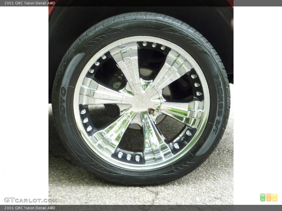 2001 GMC Yukon Custom Wheel and Tire Photo #81398600