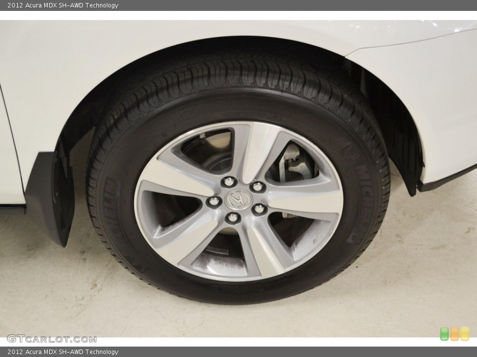 2012 Acura MDX SH-AWD Technology Wheel and Tire Photo #81398676