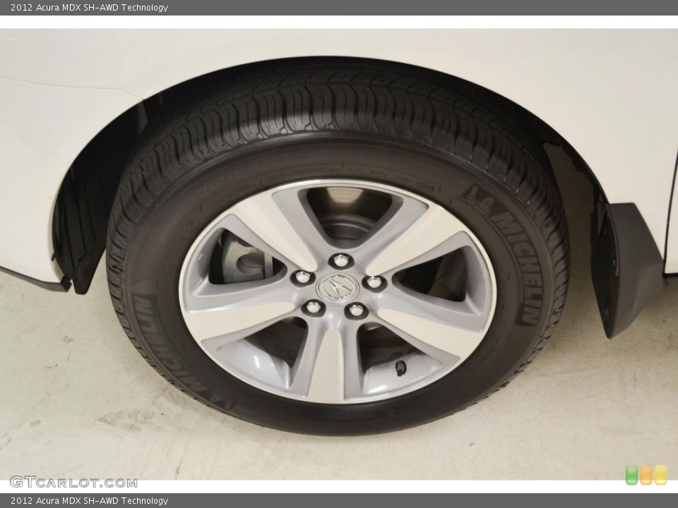 2012 Acura MDX SH-AWD Technology Wheel and Tire Photo #81398776