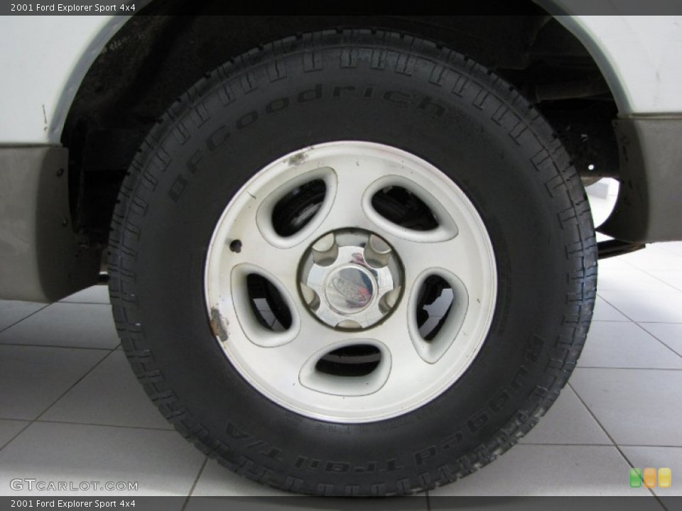2001 Ford Explorer Sport 4x4 Wheel and Tire Photo #81401195