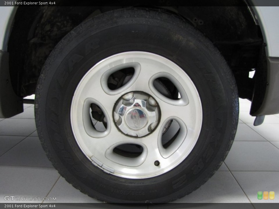 2001 Ford Explorer Sport 4x4 Wheel and Tire Photo #81401214