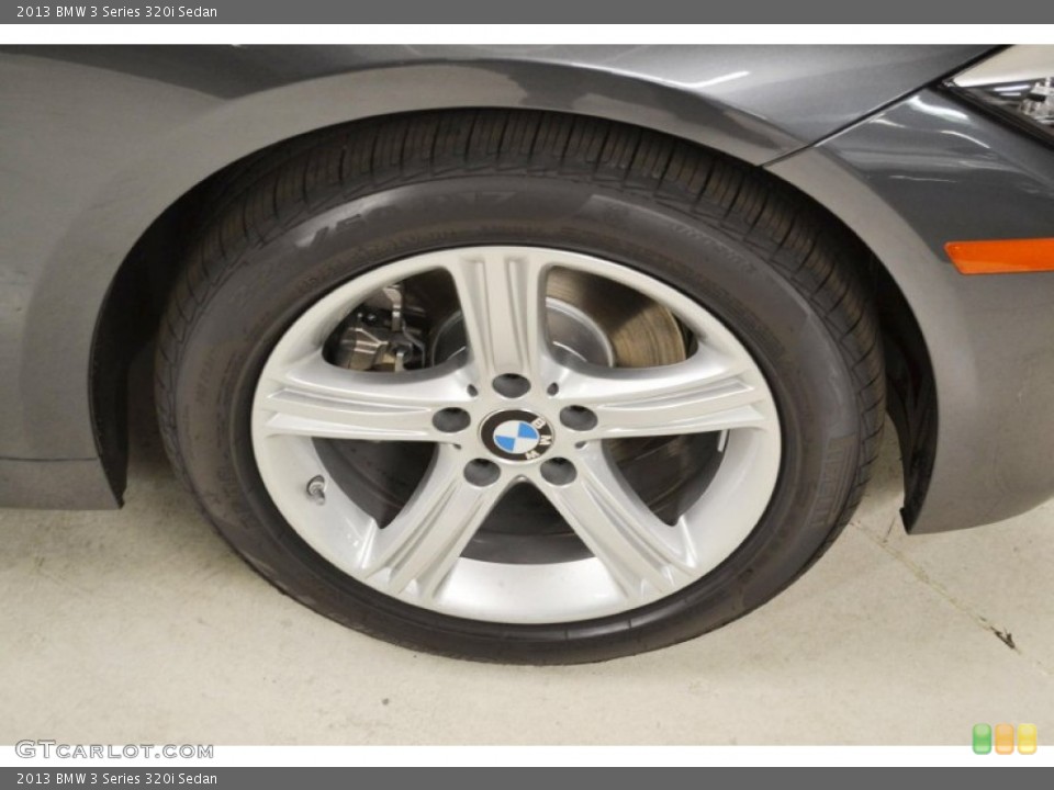 2013 BMW 3 Series 320i Sedan Wheel and Tire Photo #81402870
