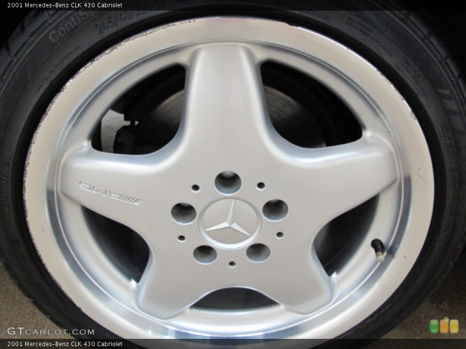 2001 Mercedes-Benz CLK 430 Cabriolet Wheel and Tire Photo #81410097