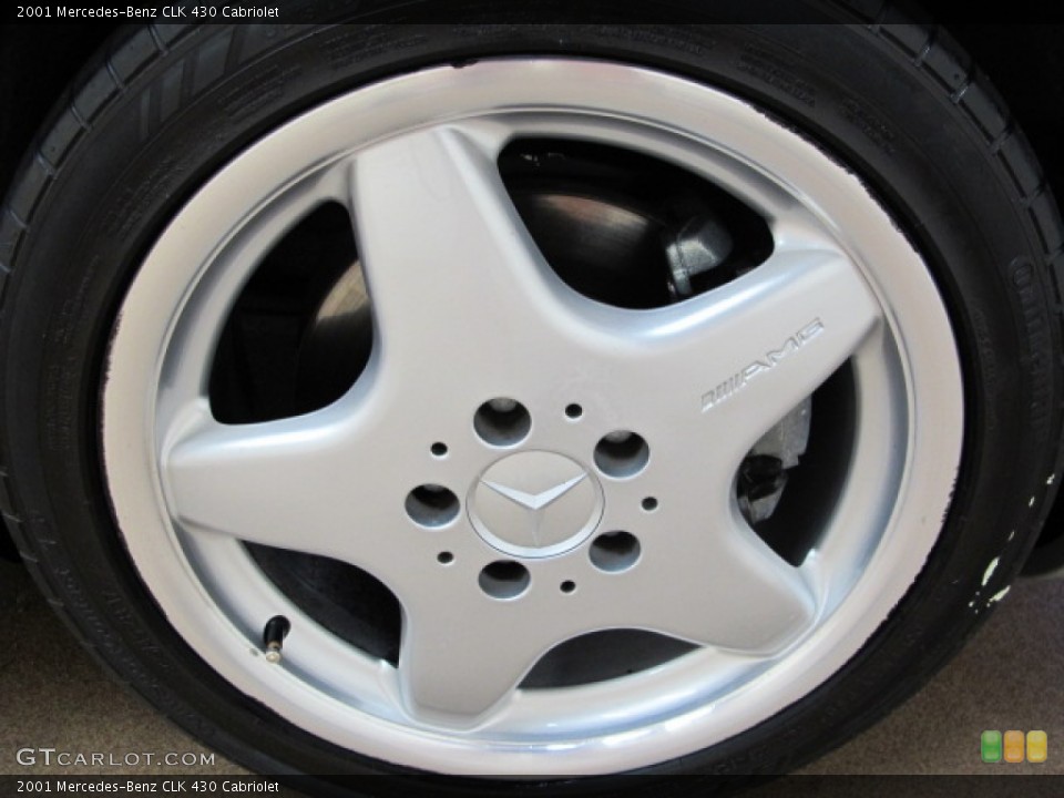 2001 Mercedes-Benz CLK 430 Cabriolet Wheel and Tire Photo #81410118