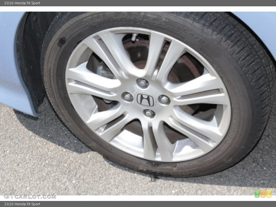 2010 Honda Fit Sport Wheel and Tire Photo #81410706