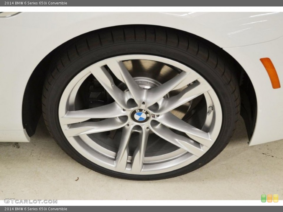 2014 BMW 6 Series 650i Convertible Wheel and Tire Photo #81416223