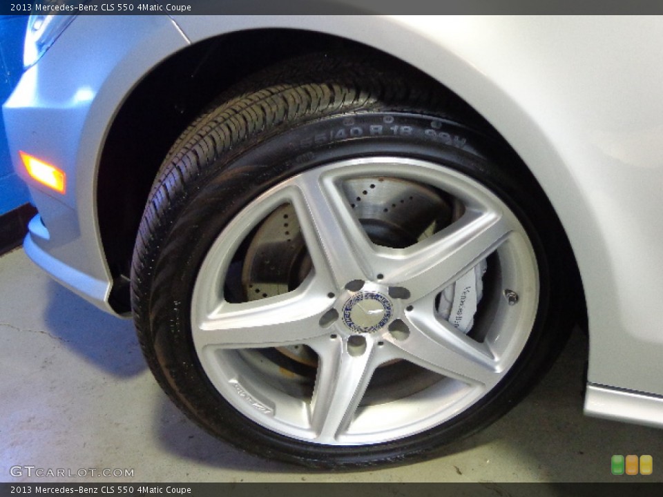 2013 Mercedes-Benz CLS 550 4Matic Coupe Wheel and Tire Photo #81418323