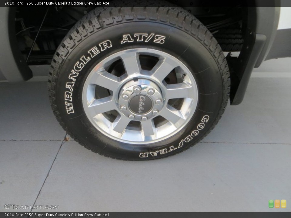 2010 Ford F250 Super Duty Cabela's Edition Crew Cab 4x4 Wheel and Tire Photo #81424134
