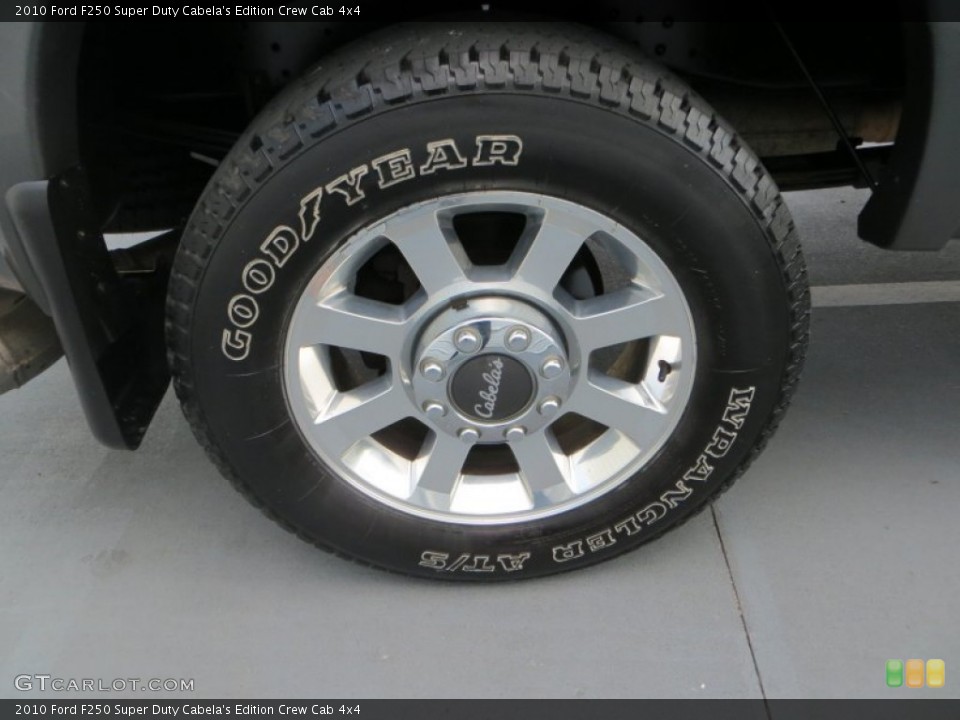 2010 Ford F250 Super Duty Cabela's Edition Crew Cab 4x4 Wheel and Tire Photo #81424154