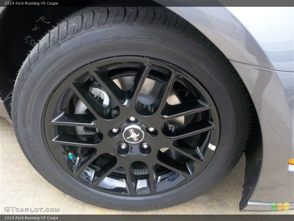2014 Ford Mustang V6 Coupe Wheel and Tire Photo #81425412