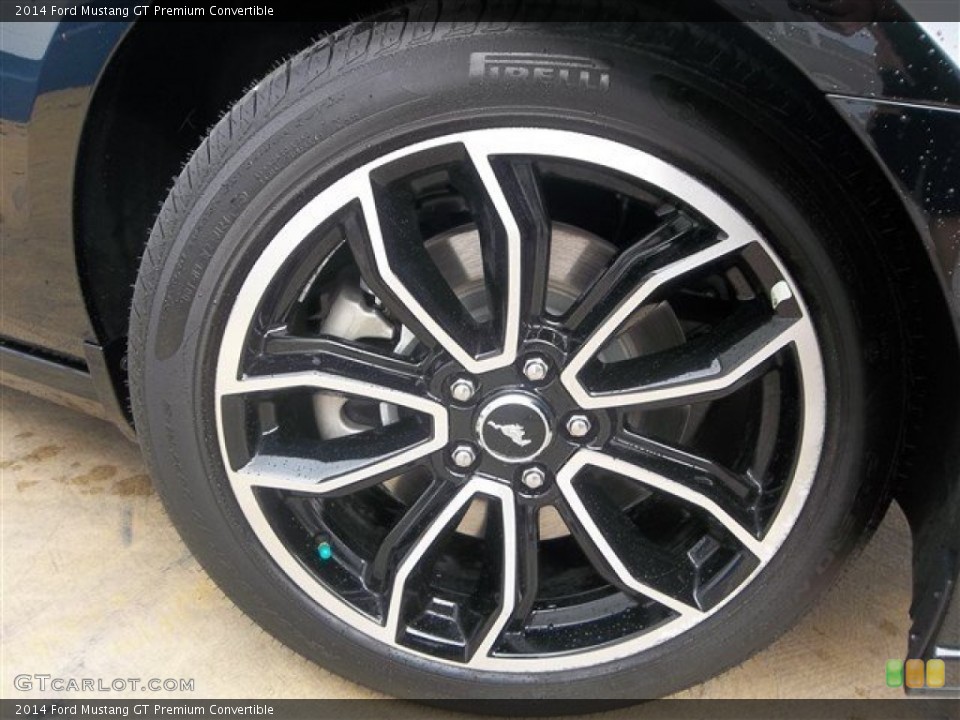 2014 Ford Mustang GT Premium Convertible Wheel and Tire Photo #81426426