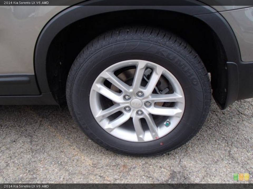 2014 Kia Sorento LX V6 AWD Wheel and Tire Photo #81427479