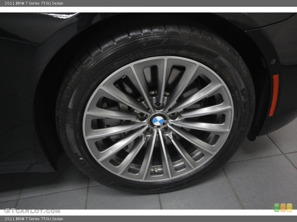 2011 BMW 7 Series 750Li Sedan Wheel and Tire Photo #81427538