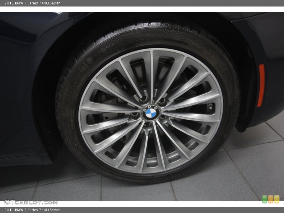 2011 BMW 7 Series 740Li Sedan Wheel and Tire Photo #81428813
