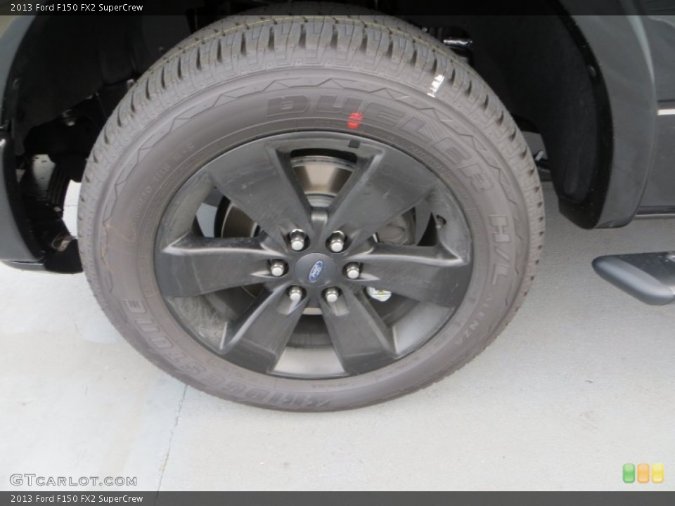 2013 Ford F150 FX2 SuperCrew Wheel and Tire Photo #81432038