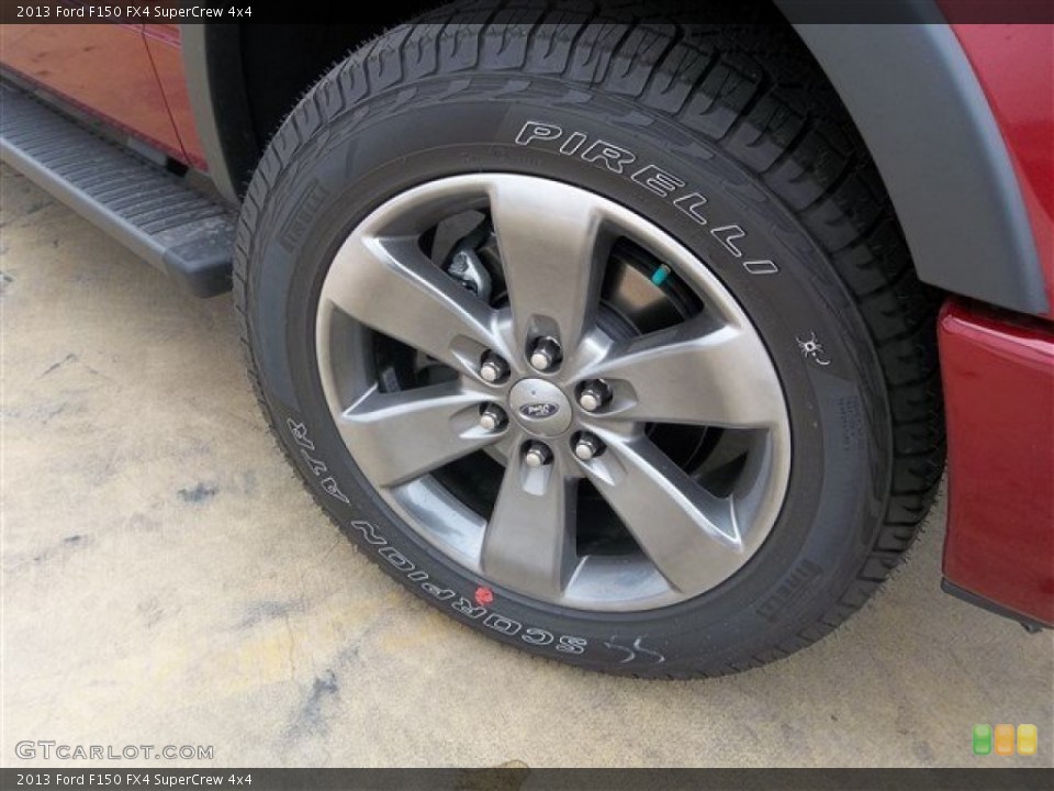 2013 Ford F150 FX4 SuperCrew 4x4 Wheel and Tire Photo #81433903
