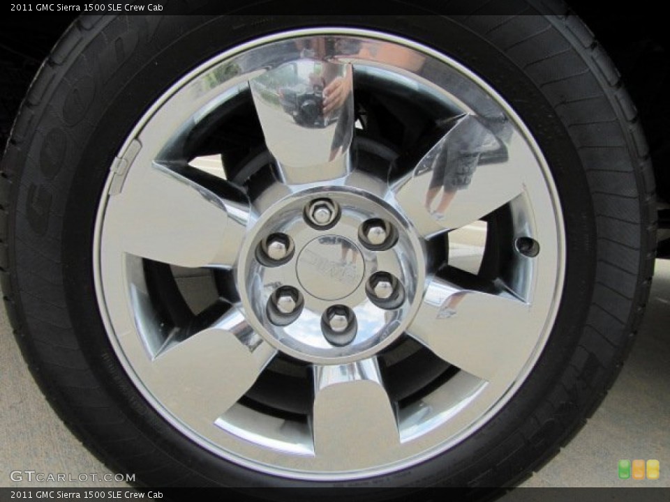 2011 GMC Sierra 1500 SLE Crew Cab Wheel and Tire Photo #81443289