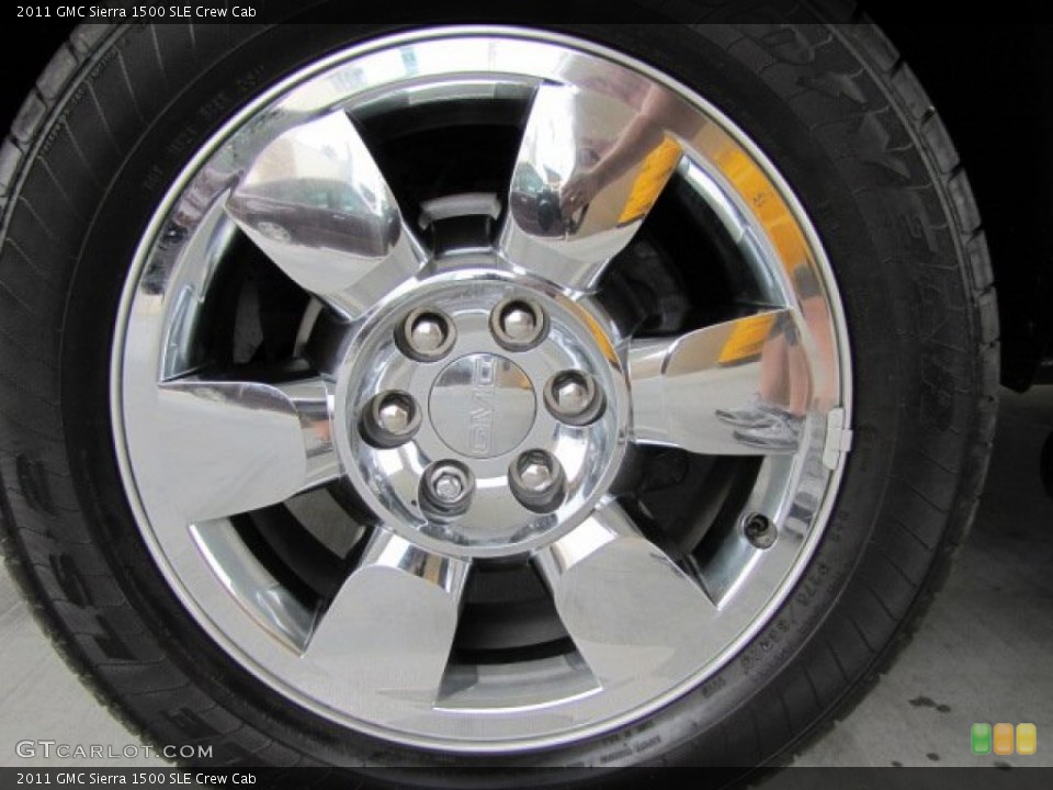 2011 GMC Sierra 1500 SLE Crew Cab Wheel and Tire Photo #81443310
