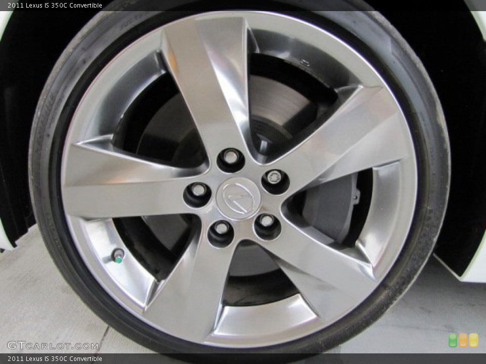 2011 Lexus IS 350C Convertible Wheel and Tire Photo #81444504