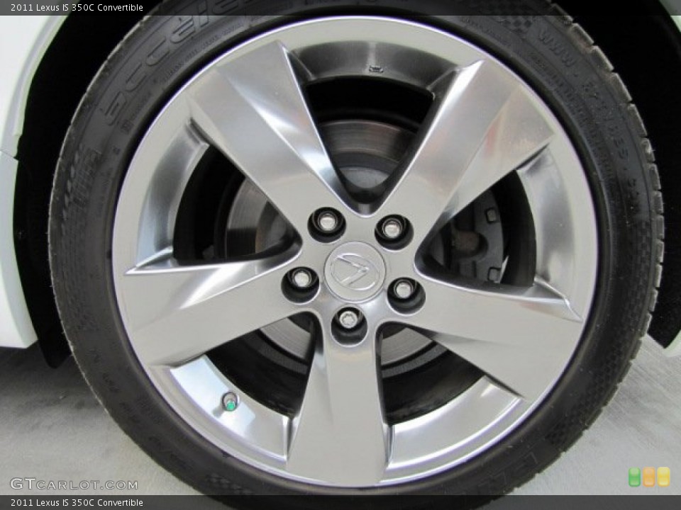 2011 Lexus IS 350C Convertible Wheel and Tire Photo #81444523