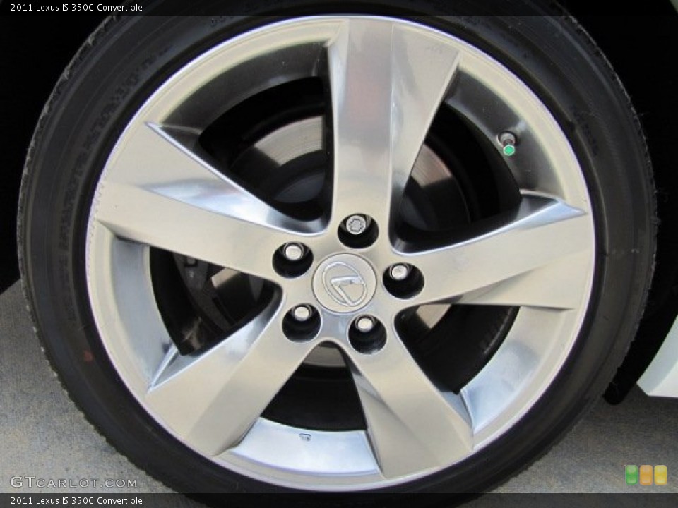 2011 Lexus IS 350C Convertible Wheel and Tire Photo #81444550
