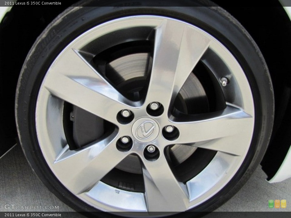 2011 Lexus IS 350C Convertible Wheel and Tire Photo #81444567